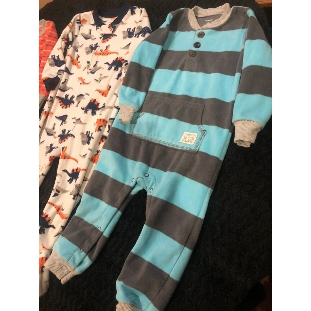 18m 18 month 3pc boys lot pjs outfits